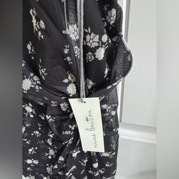 Nine Britton Vivian Knit Mesh Midi Dress - Picture 8 of 12